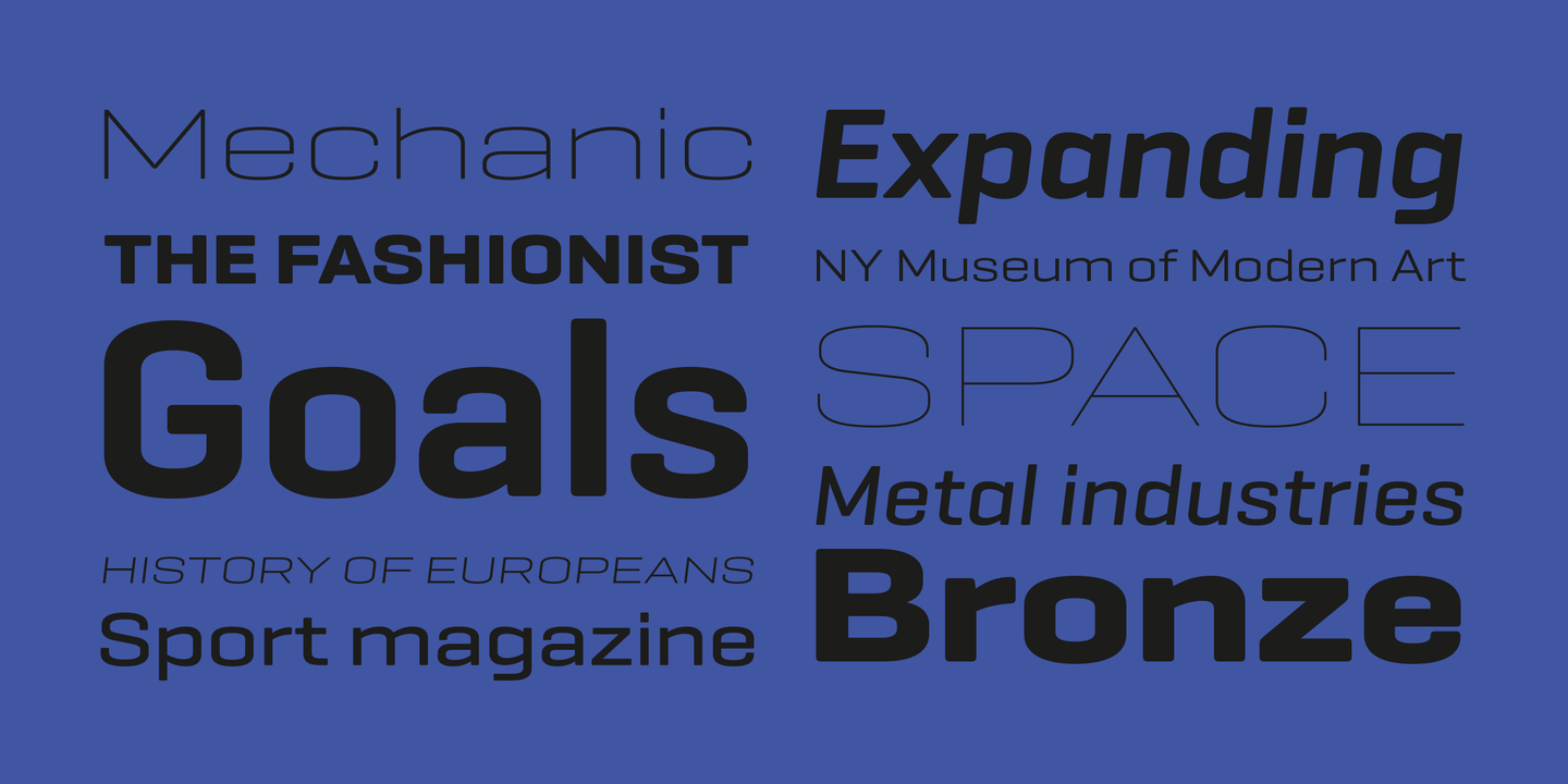 Пример шрифта Geogrotesque Expanded Exp Thin Italic